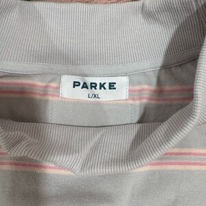 PARKE striped Valentine’s Day mockneck- L/XL